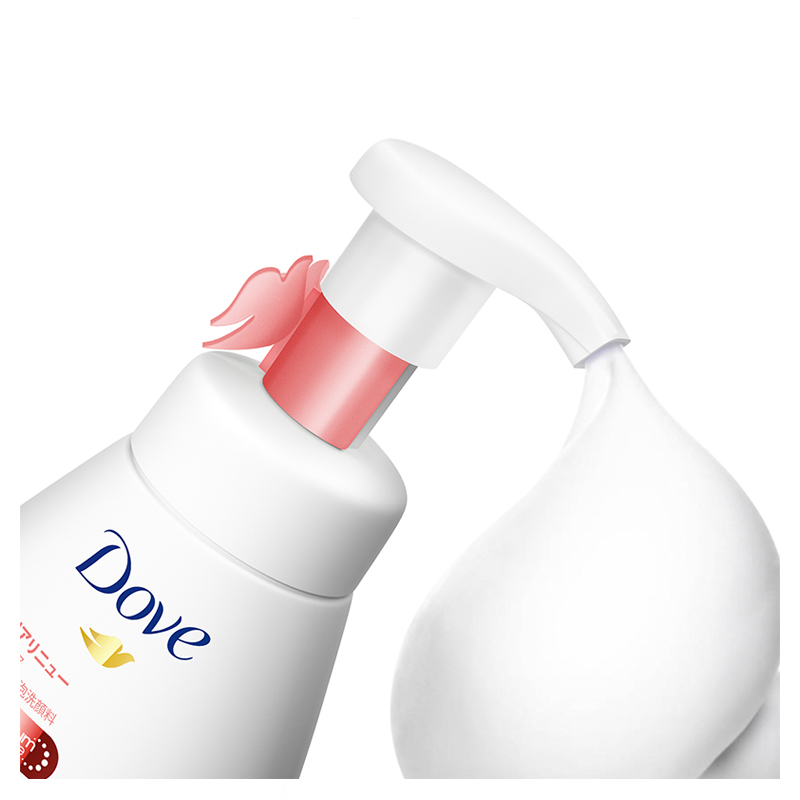 多芬(Dove)洁面乳 净亮弹嫩洁面泡泡160ml 日本进口[联合利华]高清大图