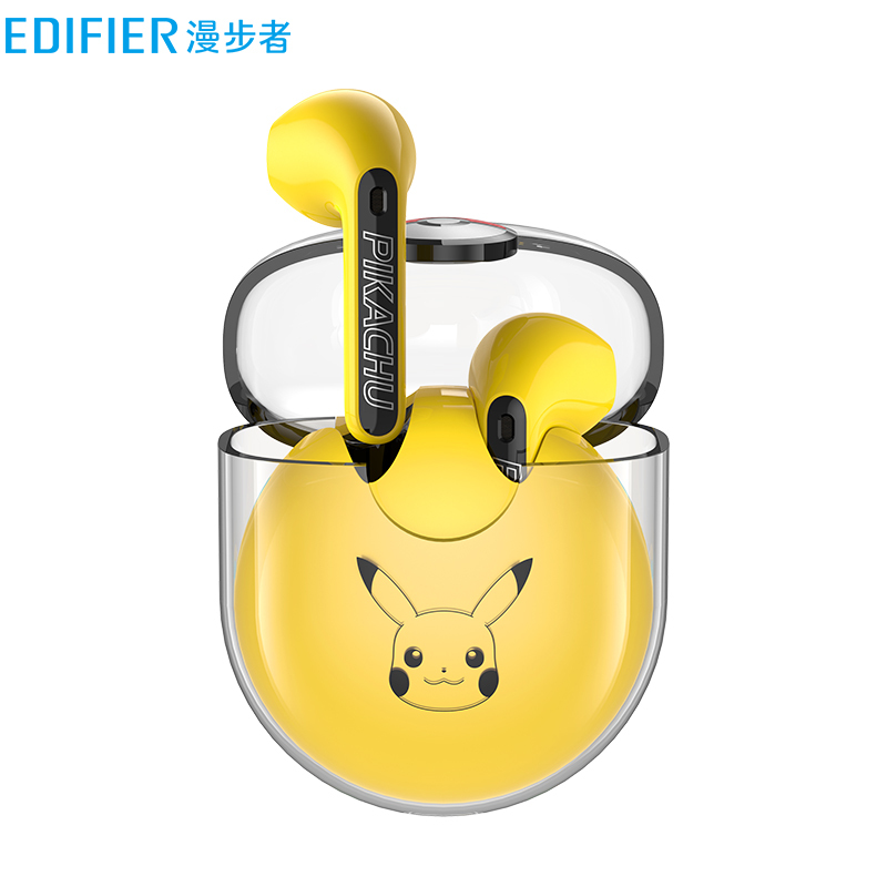 漫步者(EDIFIER)HECATE GM5皮卡丘 真无线TWS蓝牙5.2耳机游戏音乐运动耳麦防水 适用黑鲨红魔华为