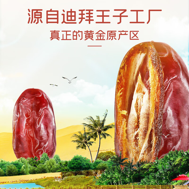 臻味 水果干原料进口 居家休闲办公孕妇儿童营养休闲零食 [进口原料]阿联酋椰枣200g