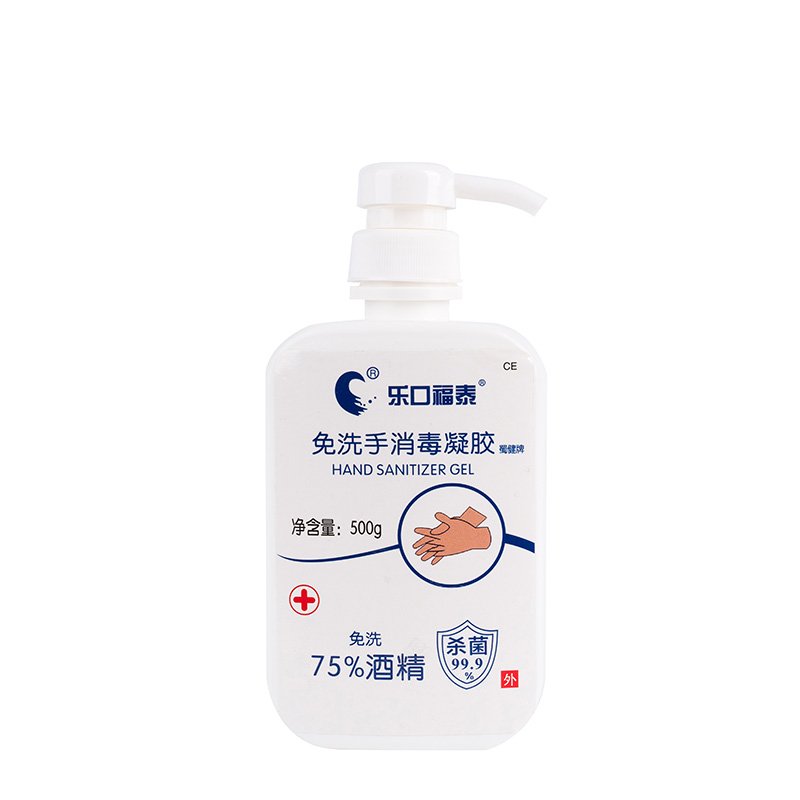 乐口福泰 免洗手消毒凝胶 500g/瓶