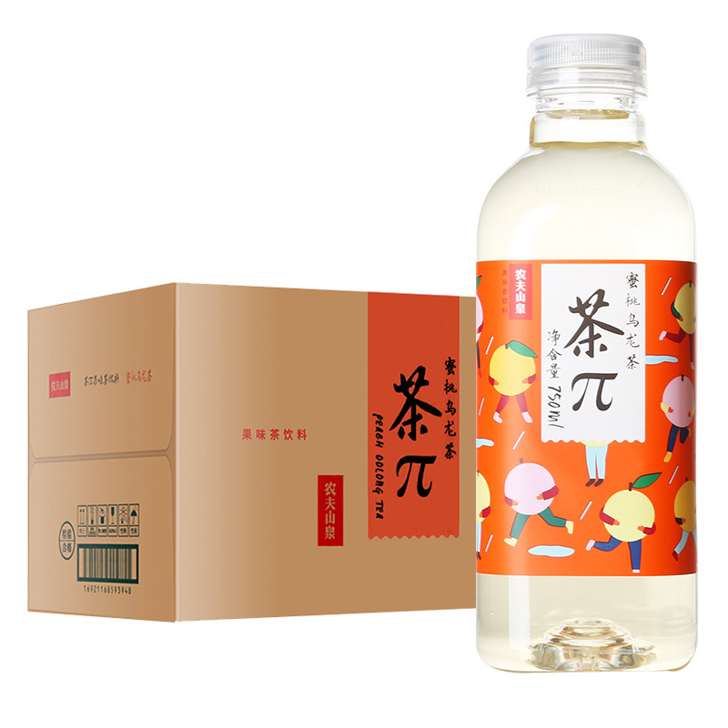 农夫山泉茶派茶π 果味茶兀蜜桃乌龙茶饮料75