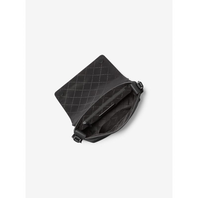 迈克·科尔斯(MICHAEL KORS)小牛皮斜挎包女士小号HUDSON pebble高清大图