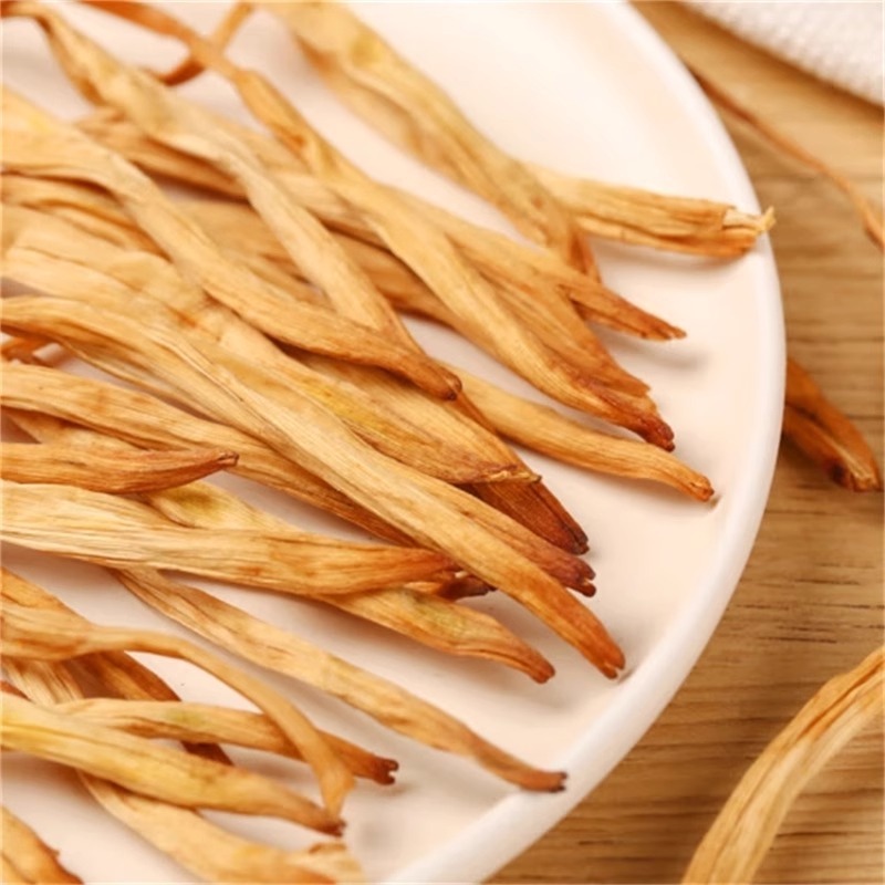 黄花菜干货新货正品无硫熏农家采摘金针菜火锅煲汤湖南特产高清大图