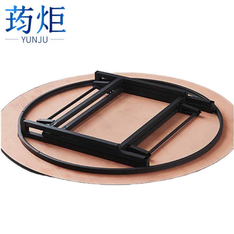 圆桌餐桌带转盘高清大图