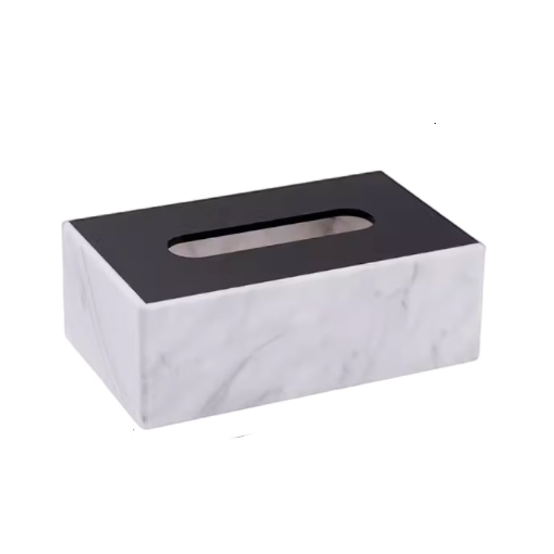 若叶之季 LR-ZJH001 21*11.5*5.7CM 纸巾盒 (计价单位:个) 水墨白高清大图