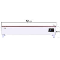 德国AEA CAH-AE30取暖器家用踢脚线2800W节能变频静音速热对流支持定时功能倾倒断电电暖气取暖气烤火机电炉器