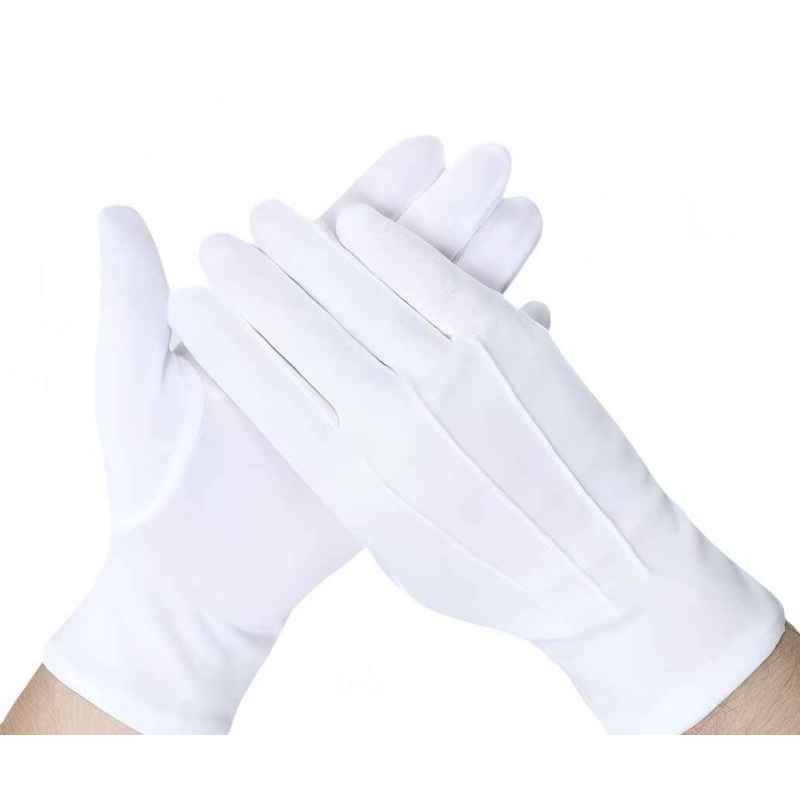 炅奇纺 白礼仪手套 均码 付