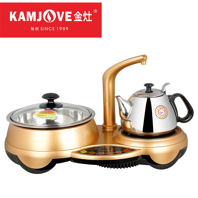 KAMJOVE/金灶 KJ-33E 数码智能多功能电磁茶炉 功夫茶具 食品级304不锈钢 自动上水壶 电子茶炉