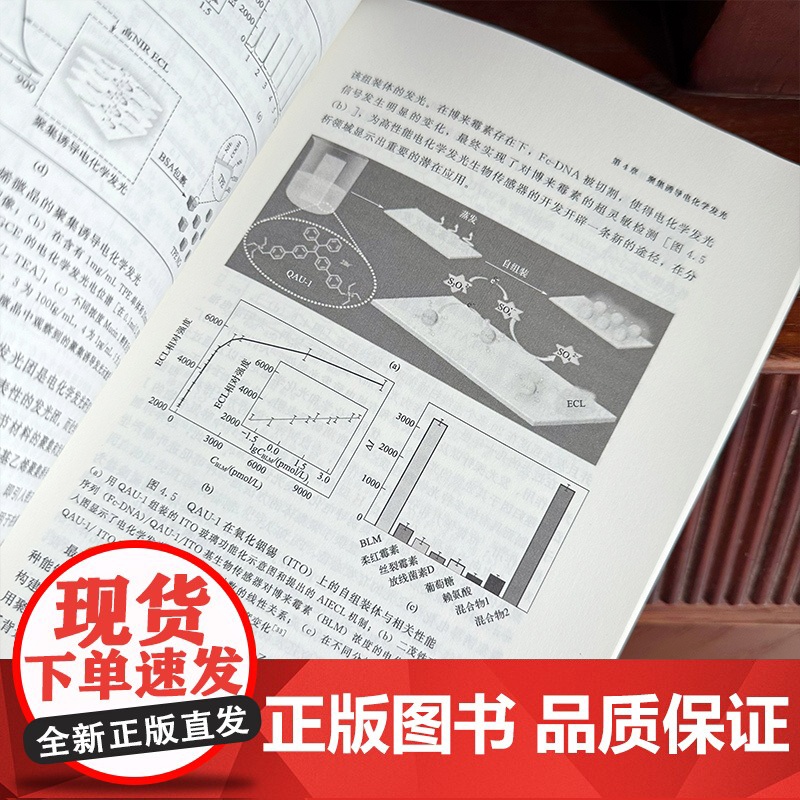 电化学发光原理及应用 电化学发光原理传感器应用检测应用 无机有机电化学发光体系 聚集诱导电化学发光 电化学发光研究人员参高清大图