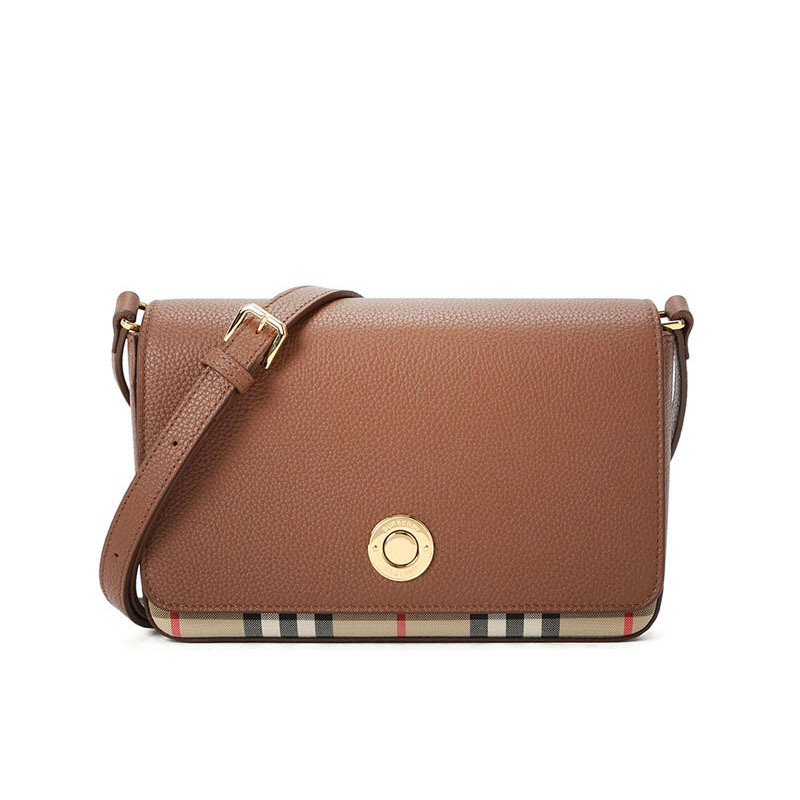 预订 BURBERRY 博柏利 女包 Vintage 格纹 单肩包 斜挎包 8025161 金扣