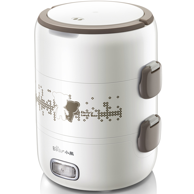 饭盒三层可插电不锈钢煮蒸热饭神器2升上班族加热保温饭盒dfhs2358