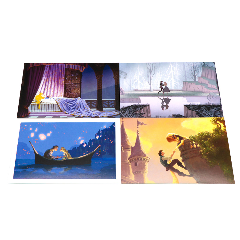 [正版]迪士尼公主100张公主人物明信片礼盒装 英文原版 The Disney Princess Postcard B高清大图