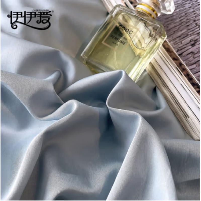 伊伊爱DTJ0KL02201660雾花梦绣花140S长绒棉四件套200*230cm(单位:套)雾花梦-郁兰