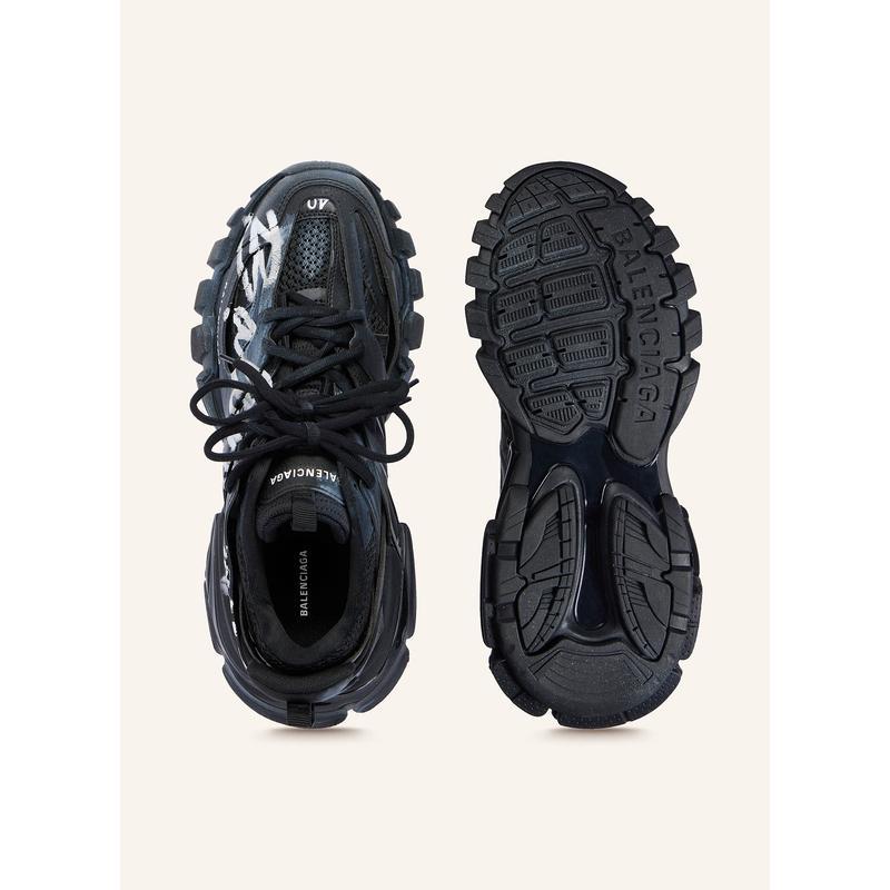 巴黎世家(Balenciaga)跑步鞋男鞋织物合成革拼接透气舒适防滑户外