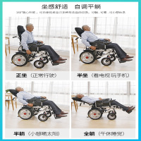 合邦电动轮椅车折叠轻便老人残疾人专用多功智能全自动代步车带坐便器