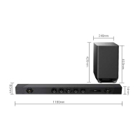 Sony/索尼 HT-ST5000 无线蓝牙家庭影院客厅电视回音壁家庭影院音响 支持杜比全景声 7.1.2声道音箱