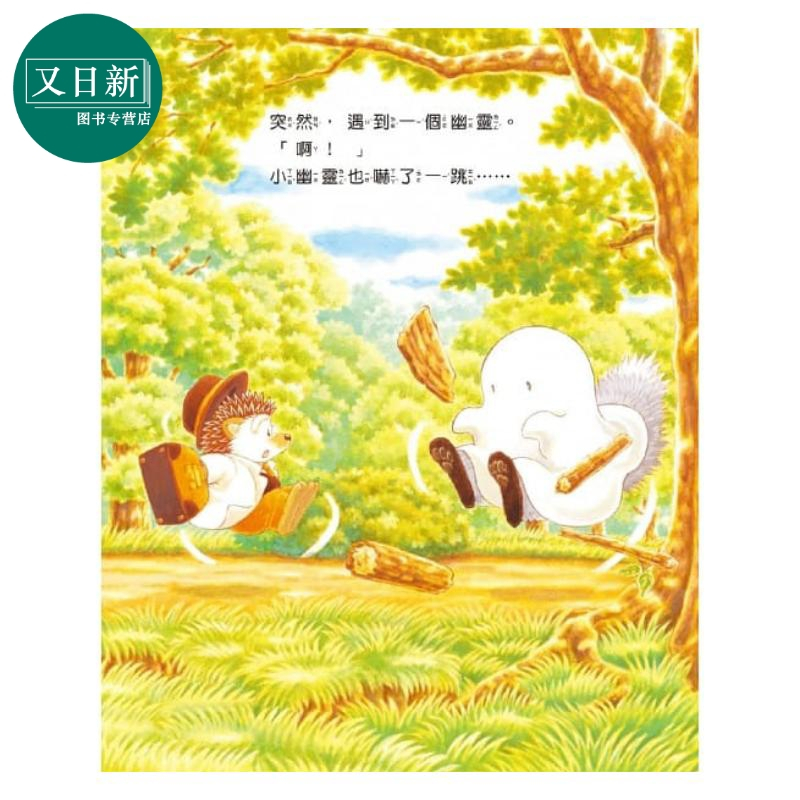 刺猬医生和小幽灵黄立忻港台原版九童国际文化幼儿疗愈暖心绘本生活