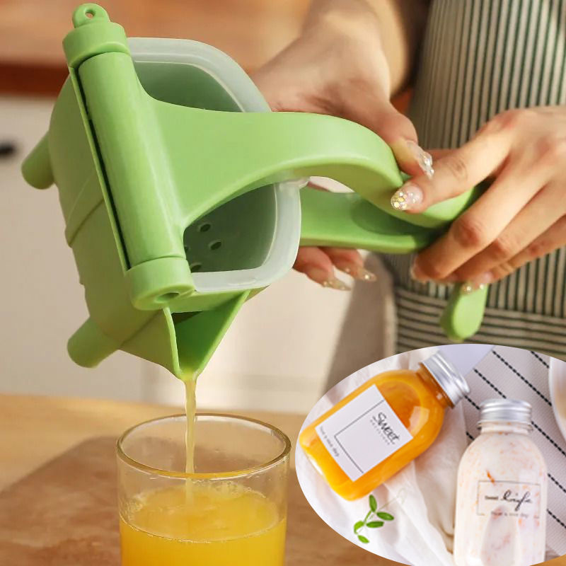 手动榨汁机柠檬榨汁多功能家用手压果汁机压汁机 手动榨汁机 饮料瓶1