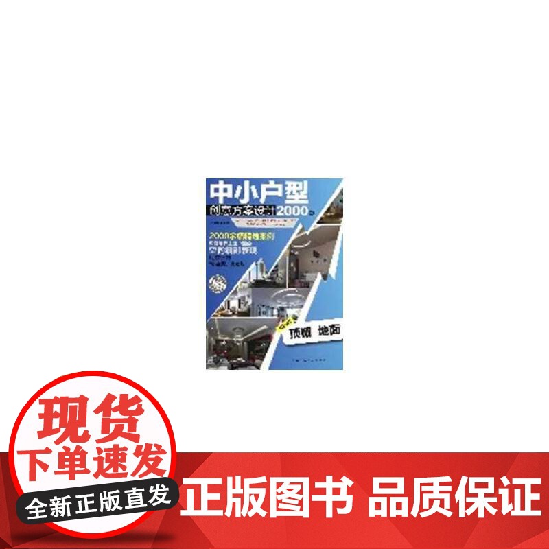 中小户型创意方案设计2000例顶棚地面 锐扬图书 中国建筑工业出版社 正版书籍高清大图