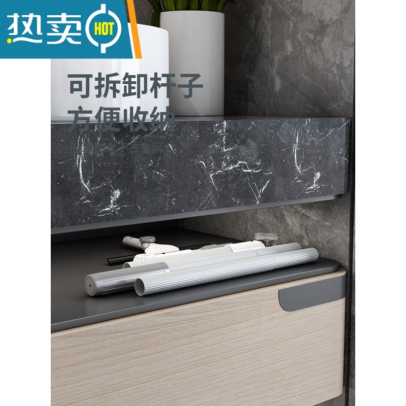 敬平擦玻璃器家用伸缩杆万向刮水器双面擦高层洗刷窗器清洁工具 2.5米2节标准包[铝杆+涂水器+玻璃刮]高清大图