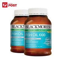 【领券减5】澳佳宝 BLACKMORES原味深海鱼油400粒/瓶装*2 软胶囊含欧米伽3DHA软胶澳洲进口