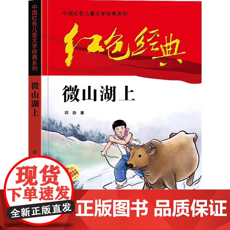 [平装]红色经典微山湖上中国红色儿童文学经典系列小学生四五六年级课外书少年励志红色经典书籍革命传统爱国主义教育读本高清大图