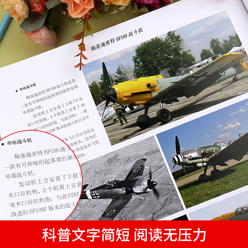 [主图款]经典科普图鉴系列—飞机 [正版]经典科普图鉴系列—飞机 轰炸机飞机运输机战斗机支援机大全百科全书少儿科普书籍绘