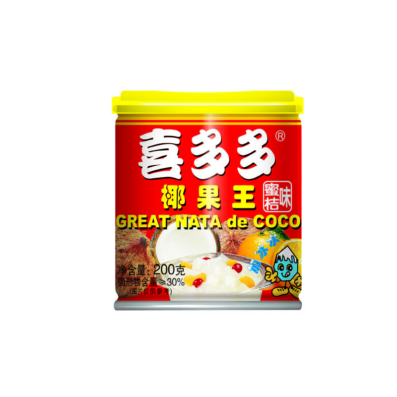 喜多多 椰果王蜜桔味 200g