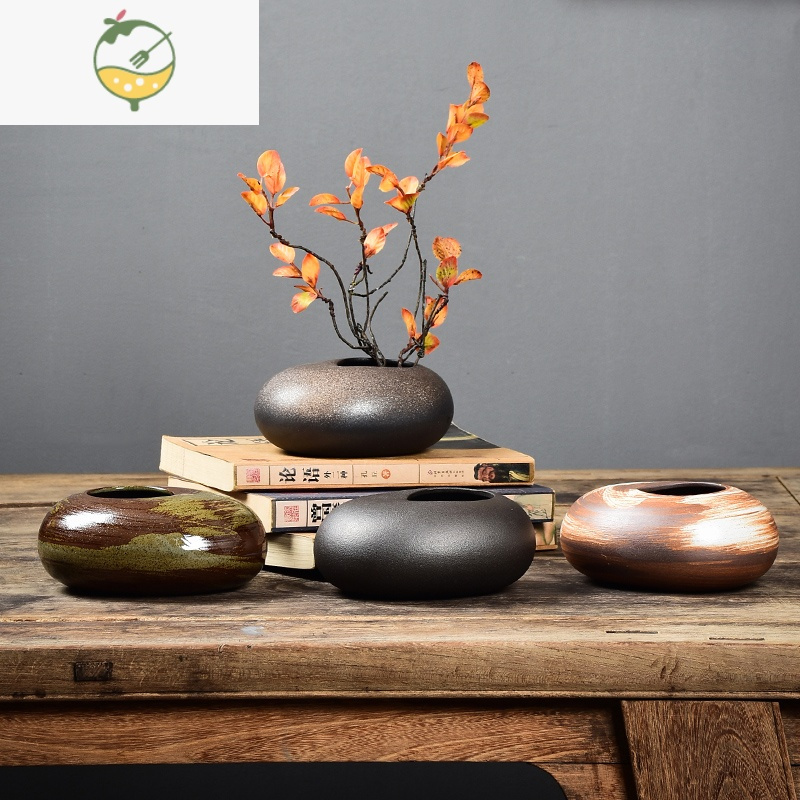 溜塗の手桶　花器 千寿美術】八代 岡田裕 萩灰被手桶花入◇共箱/茶道具/華道具/花器/岡田