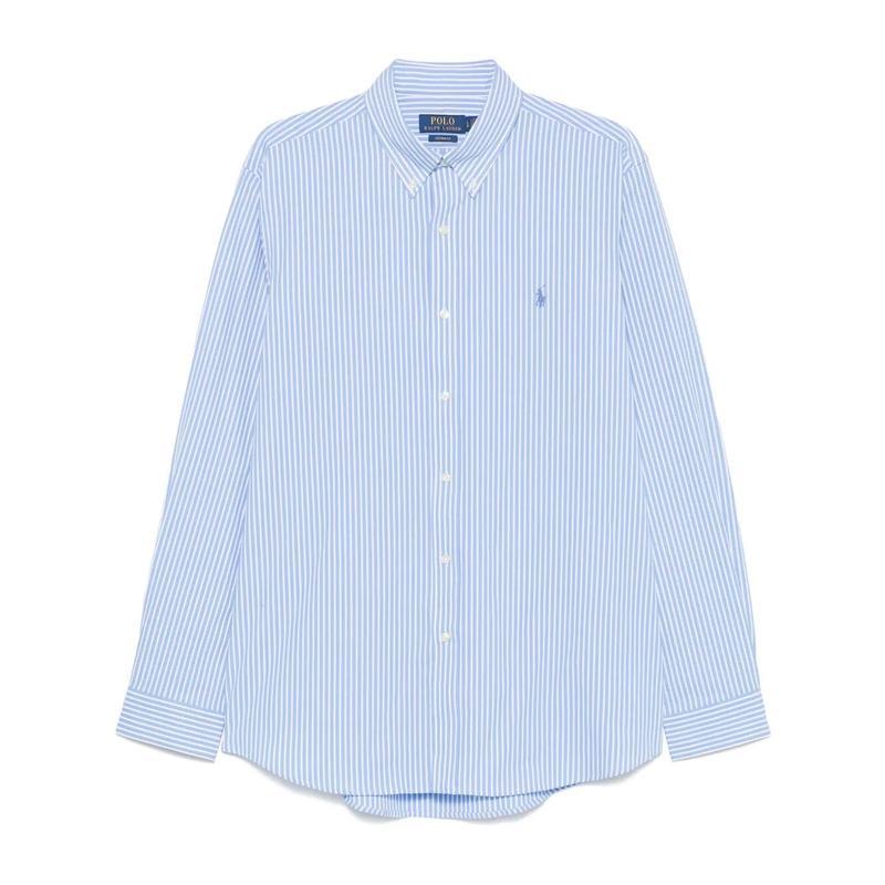 polo ralph lauren弹力长袖运动衬衫男透气休闲商务工装衬衫