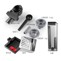 北美电器(ACA)压力咖啡壶AC-E20A 家用小型半自动蒸汽迷你商用打奶泡机免压粉办公网红咖啡机