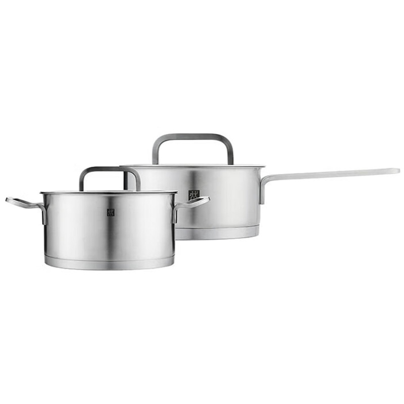 双立人锅具套装2件套不锈钢汤锅炖锅组合66610-002-922