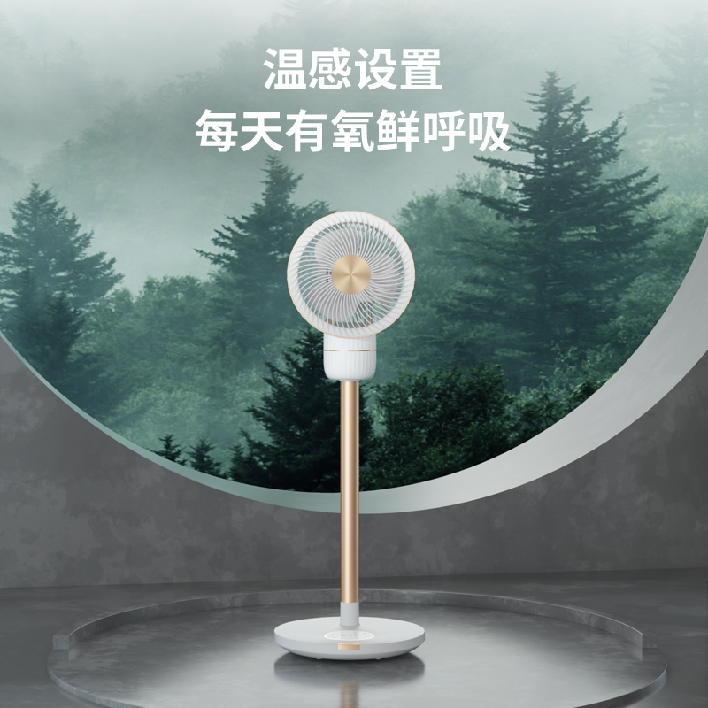 苏宁宜品 循环扇 菡芝11遥控款直流电机3D立体吹风智能轻音 语音版SPEF-1020B(SNYP-XHS-11EDL)