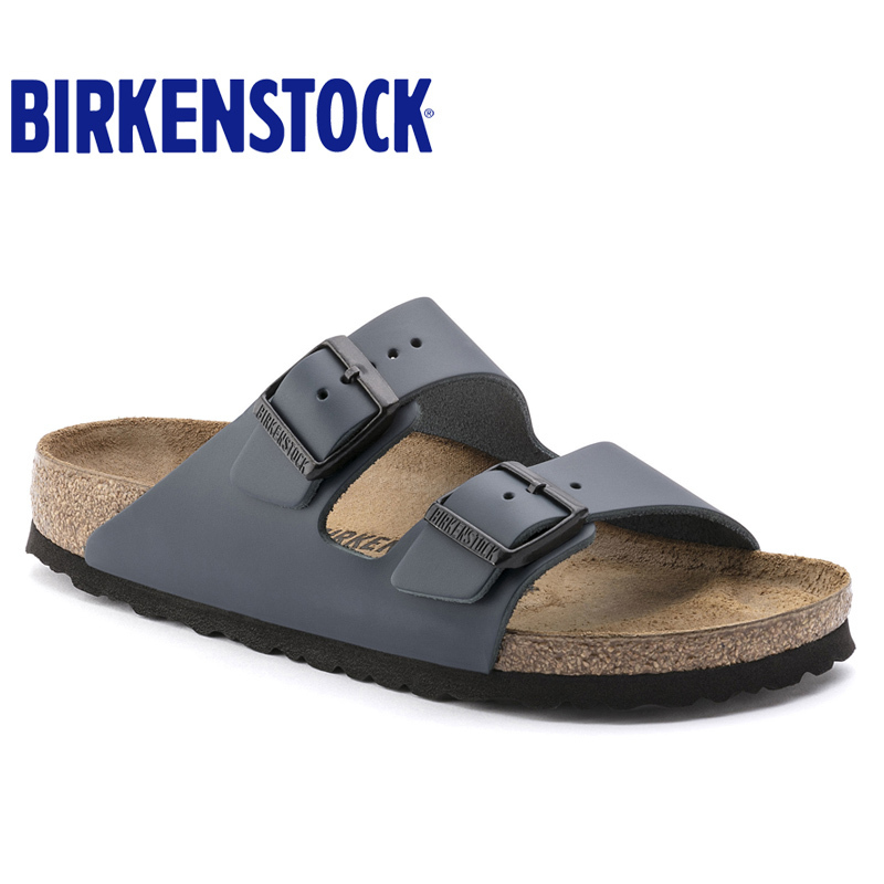 德国原装进口Birkenstock软木舒适凉拖鞋Arizona天然光滑牛皮材质