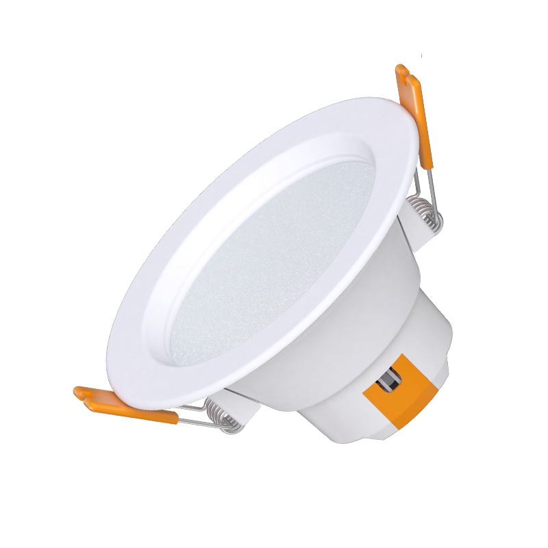 fsl佛山照明led筒灯白色铝材客厅过道天花集成嵌入式洞灯筒灯3寸220v