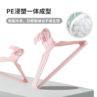 名创优品(miniso) 防滑浸塑衣架10支装(蓝色)