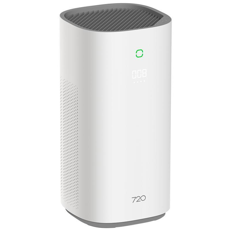 华为(HUAWEI) 720全效空气净化器C400 家用负离子除菌除甲醛智能除二手烟雾霾 白色 KJ400F-C400