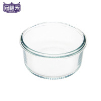 冠裕禾 玻璃保鲜盒饭盒 圆形-850ml 个