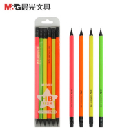 晨光黑木铅笔小学生HB六角杆纯色2比素描小清新女孩考试专用2B幼儿园女生套装儿童文具用品
