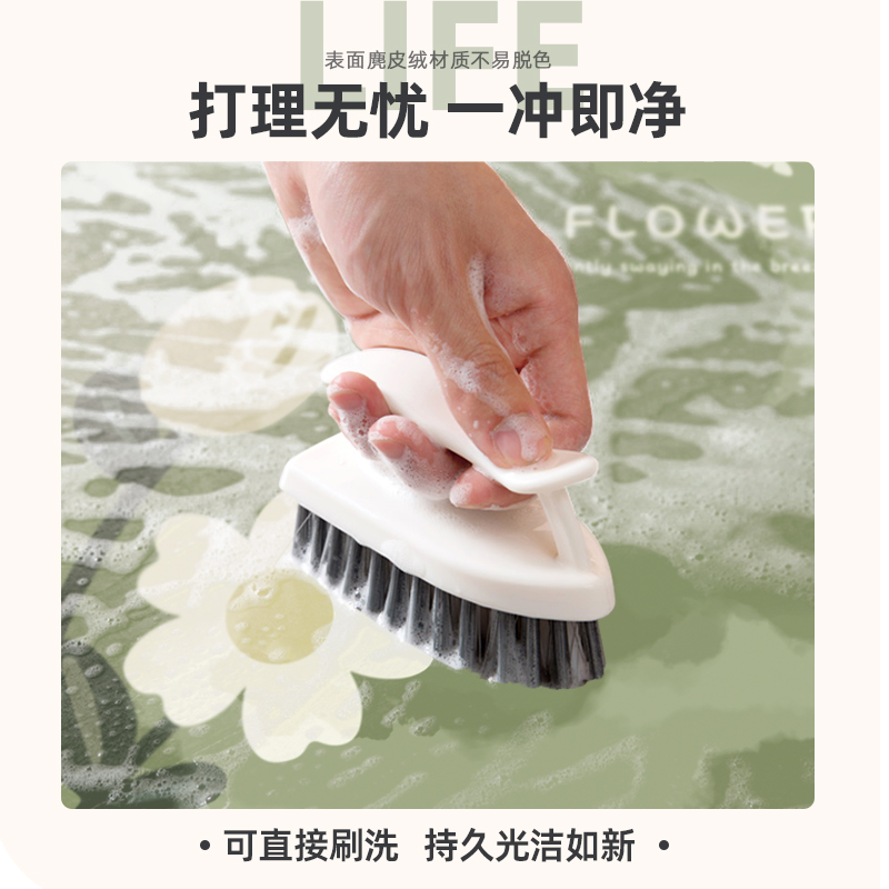 [补贴10%]滚筒洗衣机防尘罩盖垫家用冰箱盖布盖巾硅藻泥吸水防滑防晒垫子高清大图
