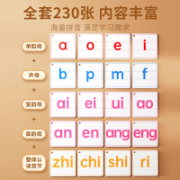 拼音卡片全套同步一年级上册汉语字母拼读训练表幼小衔接学习教具