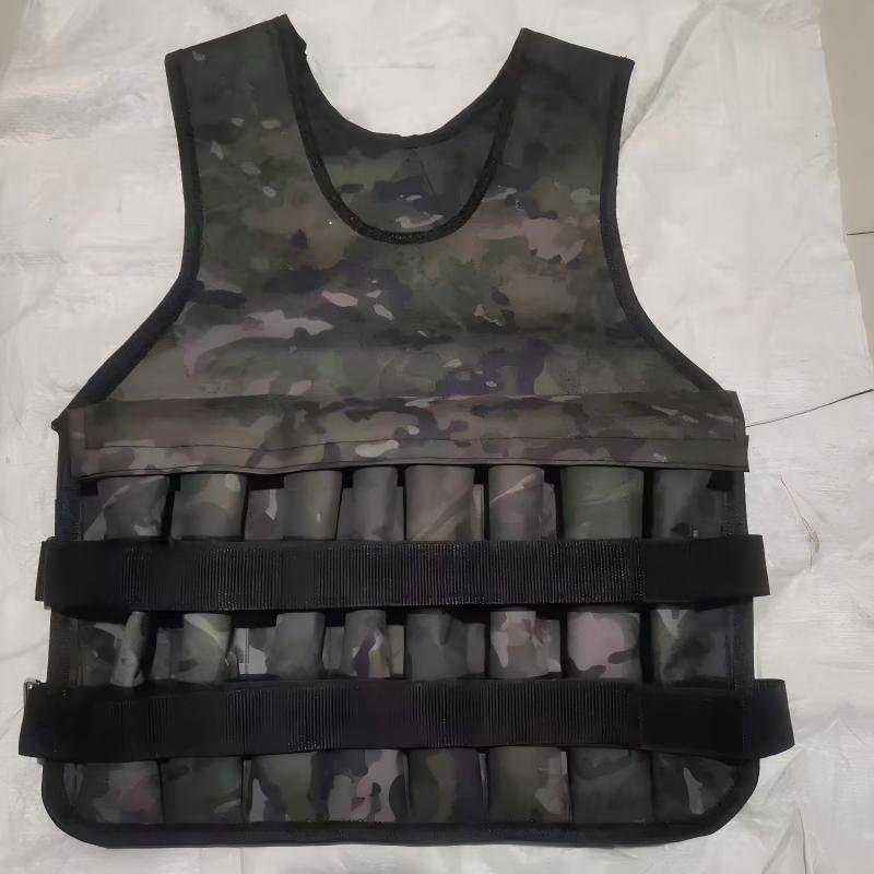 齐莛 铁砂沙衣隐形负重健身跑步马甲 可调节式负重背心高清大图