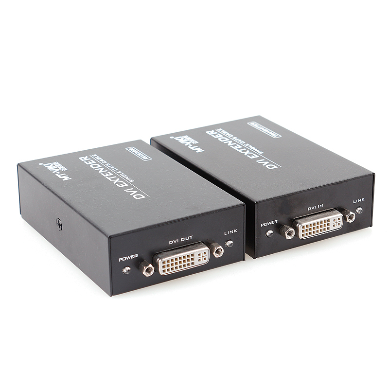 迈拓维矩MT-DV100 高清dvi延长器网线传输100米转RJ45网络DVI放大器