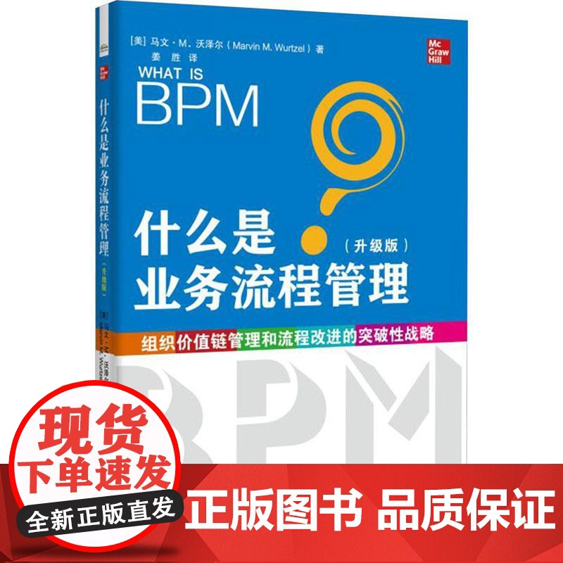 什么是业务流程管理 升级版 马文M沃泽尔著 BPM适合做什么BPM基础 业务流程管理指南 业务流程管理策略方法及软件解决高清大图
