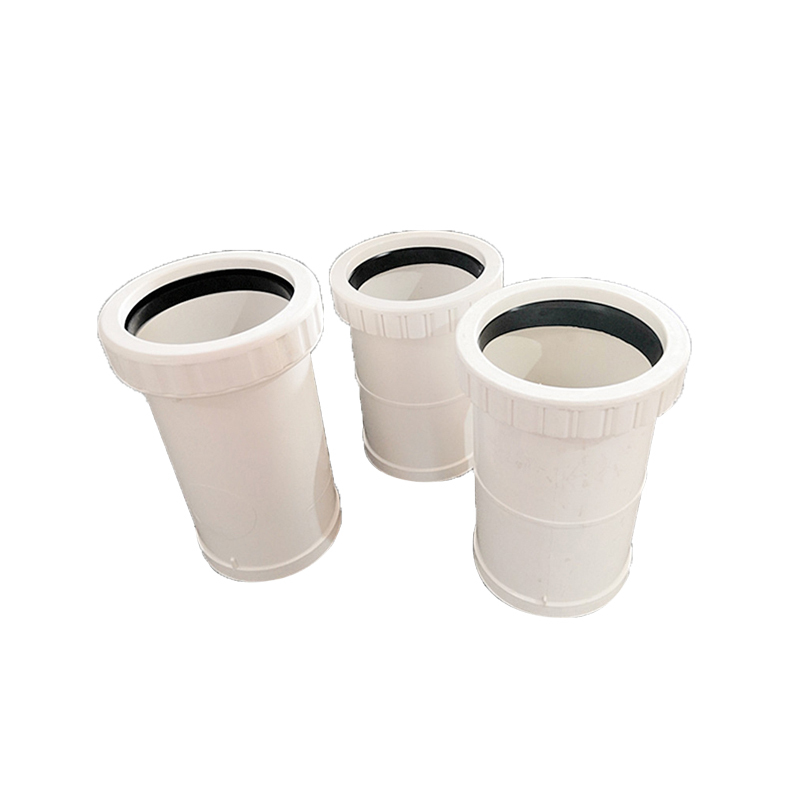 企购优品 雄塑PVC dn110 伸缩节 螺纹排水管配件 活接 维修节 (10个/扎)