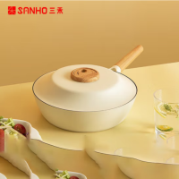 三禾(SANHO) 多功能高煎锅 LJ26T8 26CM 绿色