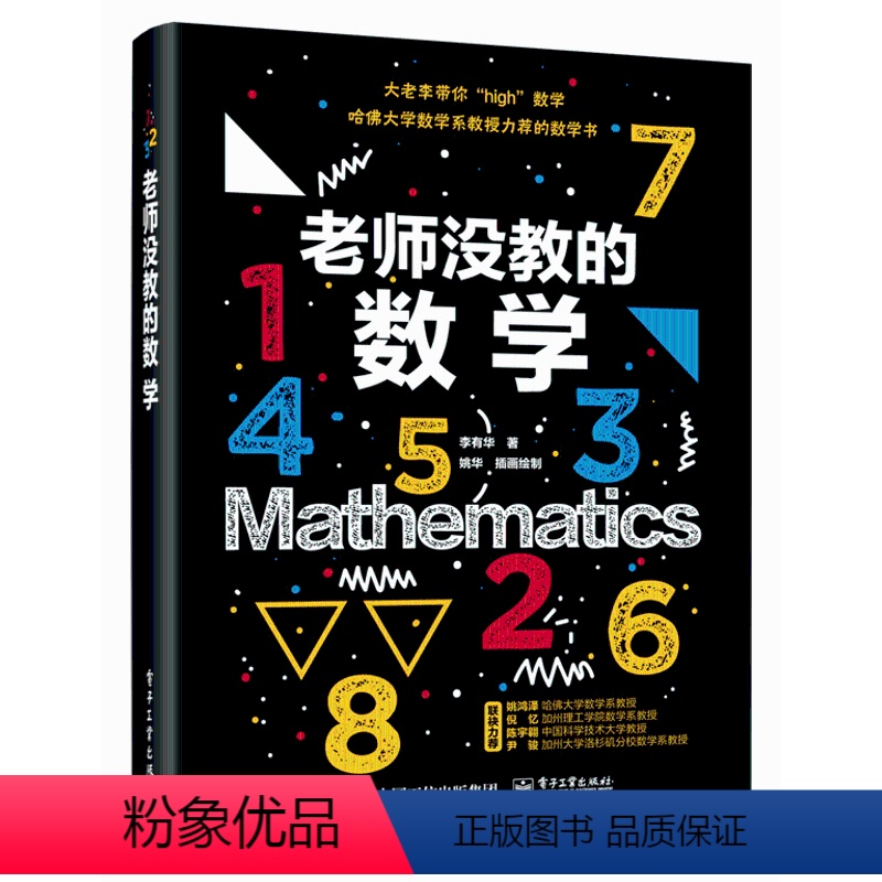 [正版]老师没教的数学 数学爱好者科普读物 趣味数学知识书籍 青少年初高中生数字原理入门书 数论图论微积分概率论博弈论