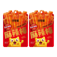 沙发猫 麻辣棒75g*3袋装(很麻很辣) 辣条零食小吃大儿时怀旧面筋麻辣味休闲食品