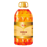 仁义 笨榨大豆油5L 熟豆油 东北风味油 非转基因食用油 物理压榨植物油