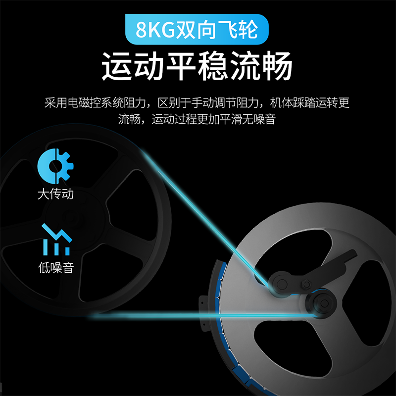 麦瑞克椭圆机家用太空漫步机运动健身器材原地运动蜗牛T70/MR-556